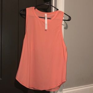 coral lululemon tank